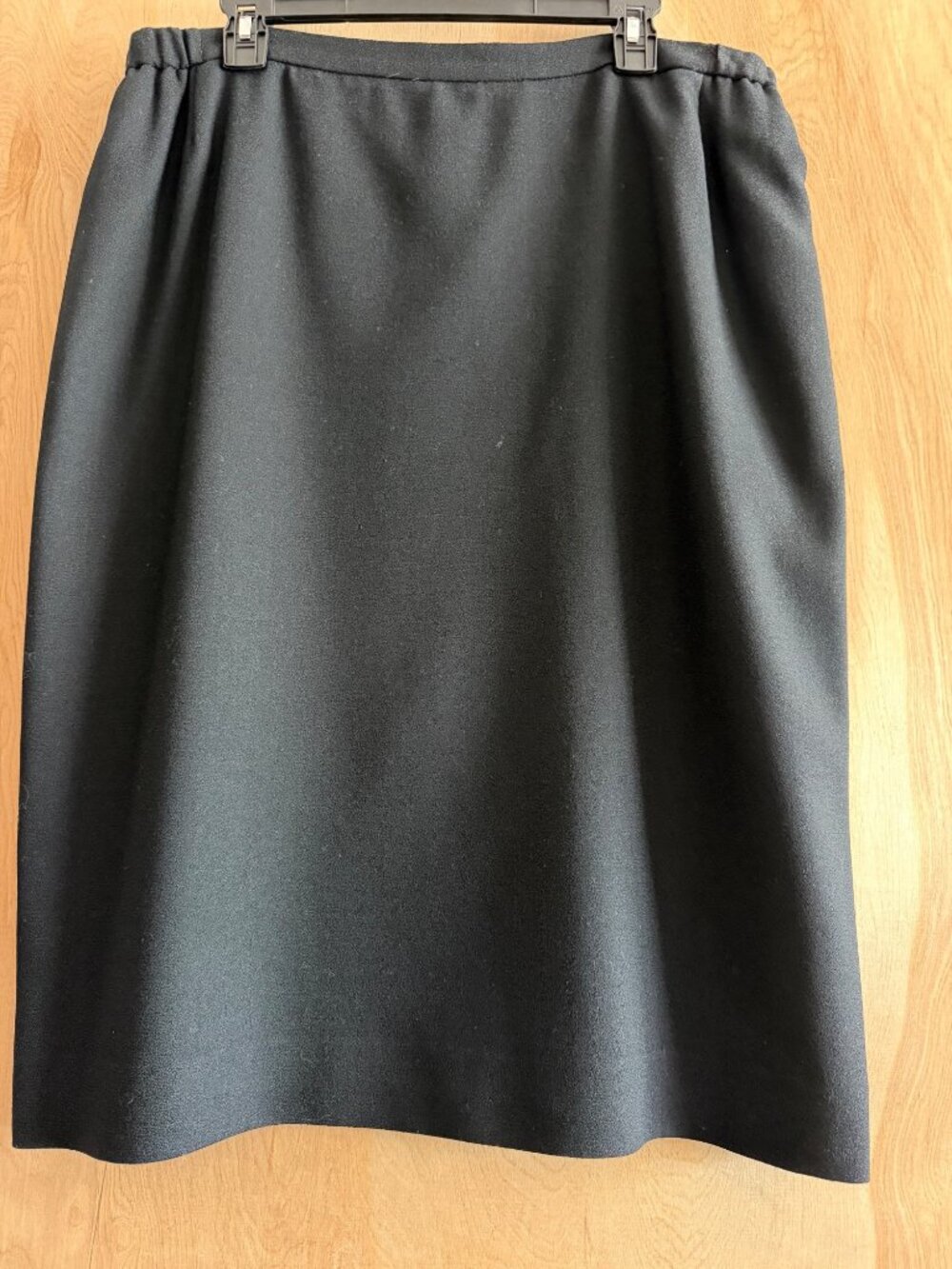 Vintage Lilli Ann Black Skirt Suit ILGWU Union Made USA Womens XL? - No Size Tag - Picture 10 of 14